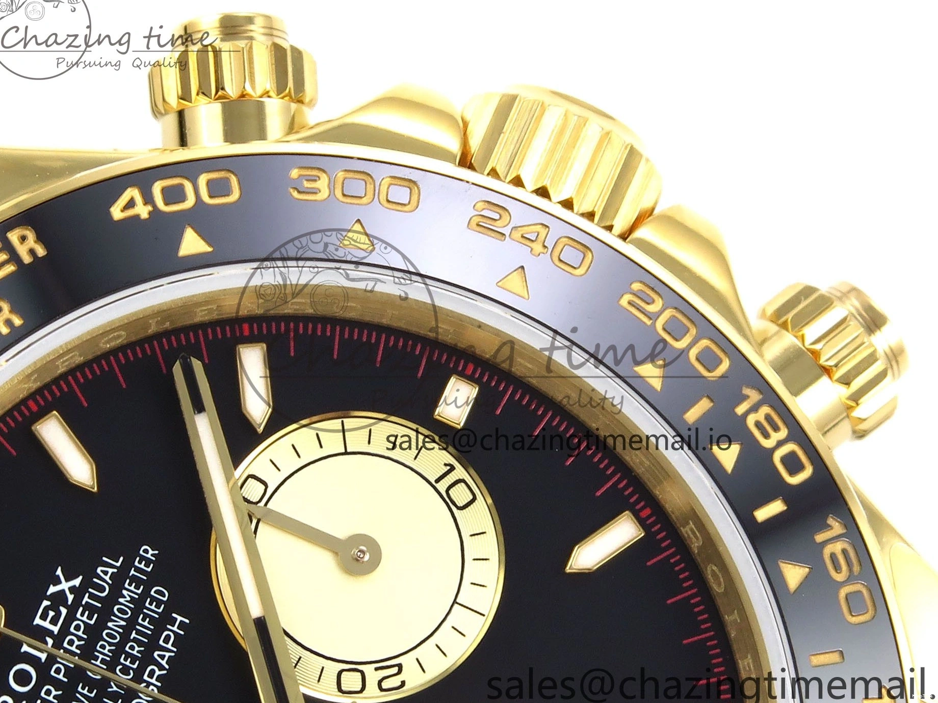 MiroTime 0414 Bold Daytona 126518 QF 1:1 Best Edition Black YG Dial on Oysterflex Strap SH4131 V6（Gain Weight） 1198